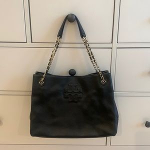 Tory Burch black hand bag - only worn a few times. Excellent condition